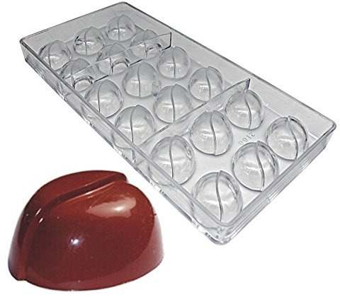 Coffee Bean Shape Chocolate Bon Bon Mould Polycarbonate DIY Chocolate Truffles Mold (2160)