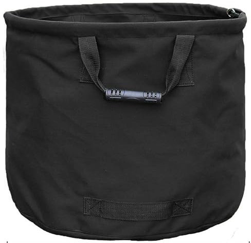 125L Gartenabfallsack Laubsack aus robustem Canvas-Gewebe | Strapazierfähig, faltbar & vielseitig | Rasensack für Gartenarbeit im Freien | Langlebige Gartensack