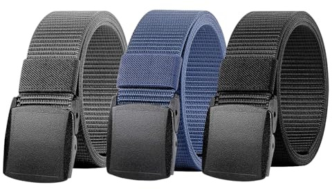 Ketoviss Arbeitsgürtel Herren,Unisex Gürtel Nylon Canvas Gürtel für Herren und Damen Einstellbar