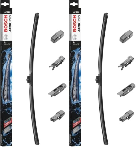 Bosch Wiper Blade Aerotwin AP22U, Length: 550mm – Single Front Wiper Bladess (Pack of 2)