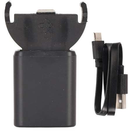 Ticfox Button Battery Charger USB C Fast Charging Mini Coin Cell Charger for LIR2032 LIR1632 LIR2025 LIR2016 LIR2032H Rechargeable Batteries for Household Devices and Electronics (Shipped Without