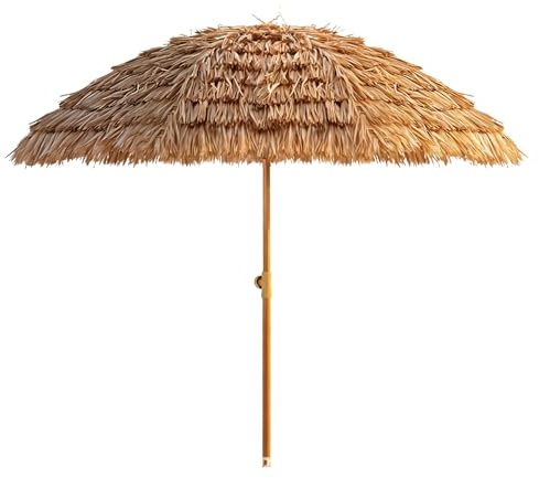 BJPQD sombrilla terraza exterior playa parasol plegable jardin familiar anti viento grande proteccion uv 50, Estructura de acero, tejido poliéster, impermeable, resistente al sol(78.74/2m)