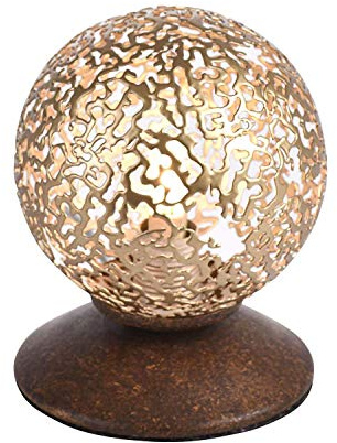 Paul Neuhaus GRETA 4031-48 Tischlampe LED, Halogen G9 40W Rost, Gold