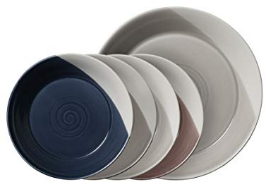 Royal Doulton Bowls of Plenty 40036127 5 Pc Pasta Set Multi, Porcelain, Mixed