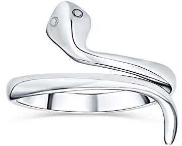 Minimalist Delicate Simple Midi Knuckle Thin 1MM Band Stackable Bypass Wrap Snake Serpent Ring For Teen .925 Sterling Silver
