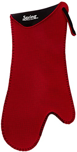 Küchenprofi Spring Ofenhandschuhe, 1 Paar, rot/schwarz, -40°C bis 250°C