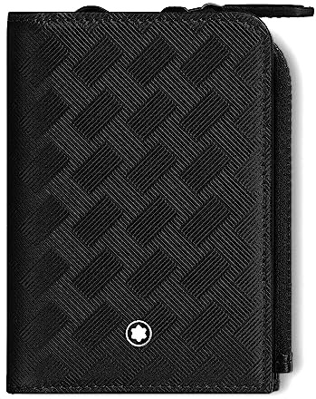 Montblanc Extreme 3.0 Kartenetui 3cc aus Leder in der Farbe Schwarz, Maße: 11,5cm x 8,5cm x 2cm, 129980