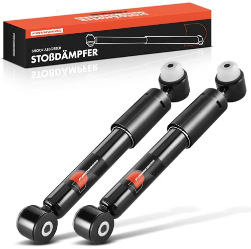 Frankberg 2x Stossdämpfer Stoßdämpfer Hinten Links Rechts 345mm Gasdruck | Kompatibel mit A-Klasse W168 A140 A160 CDi A160 A170 CDi Replace# 1683261500,1683200231