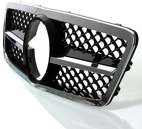 BandelOne enthält Sport Kühlergrill Schwarz Chrom Grill für C-Kl. W203 S203 Amg C63 Optik