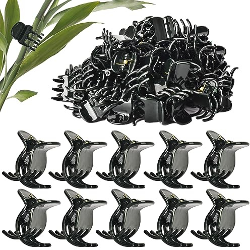 AccEncyc Große Pflanzenclips für Orchideen, Stütz-Clips für Blumenranken, zur Unterstützung von Stielen, Reben, Stängeln, Kletterpflanzen, aufrecht, 50 Stück