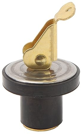 Ablassstopfen aus Messing für Boote, 5/8 Zoll, 3/4 Zoll, Garboard-Ablassstopfen-Set für Boote, Ablassstopfen mit Schnappgriff, für Bootswaschbecken, Balken, Köderbrunnen (3/4
