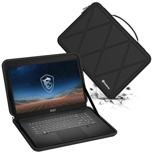 Smatree Hard EVA Protective Case for 17.3 inch MSI CreatorPro X17 | Compatible for 17.3 inch MSI CreatorPro X17/X17 HX, for 17.3 inch MSI Titan GT77HX/Titan GT77, Anti-Shock Case (X8331)