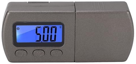 Luqeeg Plattenspieler-Stylus-Kraftmessgerät, Tracking-Kraft-Manometer, Hohe Genauigkeit, Digitales Stylus-Manometer, Schallplatten-Stylus-Ausrichtung für Tonarm, Phono, Tonabnehmer