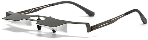 Lazy Glasses Prism-Brille zum Fernsehen, Lesen oder Surfen auf dem Telefon im Liegen, neue, verbesserte, leichtere und klarere Lazy Glasses, reduziert die Nackenbelastung (schwarz)