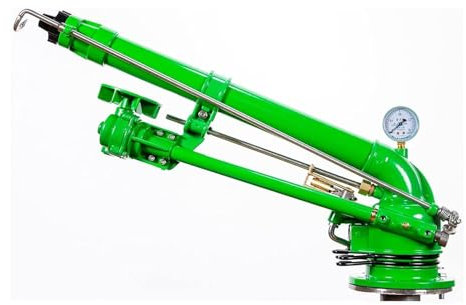 HYZHANHONG Arroseur à Percussion avec manomètre, Pistolet d'arrosage agricole de 2 po, arrosage à Grande Surface de 360° pour l'irrigation des pelouses agricoles