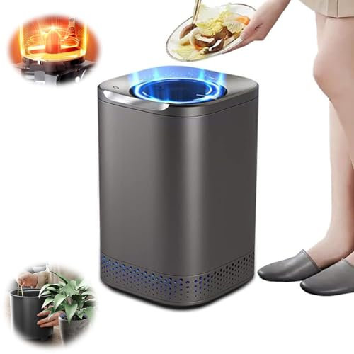 YhsPkh Compostador Eléctrico De 2,5L + Tratamiento Térmico De 126°c, Compostador Inteligente, Bajo Nivel De Ruido, Convierte La Basura En Abono, Tiempo De Procesamiento De 1 a 3Horas