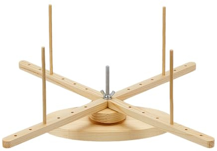 BENECREAT Bärbart trägarn Swift, Amish-stil garn snabb vind, stående pysselgarn med oval bas för ull, garn och broderitråd