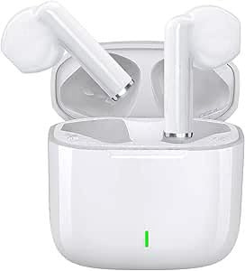 Cuffie Bluetooth, Auricolari Bluetooth Air Buds Pods 5.3 in-ear Wireless Cancellazione Rumore con HD Mics, HiFi Stereo IPX7 Impermeabili Controllo Touch Senza Fili Air/pro for iPhone iOS Android