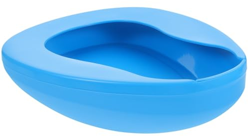 ibasenice Bassin de Lit Portable en Plastique pour Patient et Femme Enceinte, Pot D'urine Compact et Léger, Urinoir pour Personnes Âgées, Toilette Portable Pratique pour Usage à Domicile