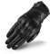 SHIMA RUSH Motorradhandschuhe - Atmungsaktive, Verstärkte, Stadt, Sommer, Touchscreen Handschuhe mit Knöchelprotektor, Handgelenk und Finger Aufpralldämpfer (Damen, Schwarz, L)