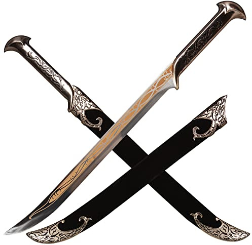 kljhld Spada di Thranduil, spada da re elfo in acciaio inox, per cosplay, 60 cm