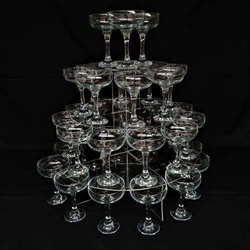 Servewell Cocktail Party Stands for Coupe glasses - reusable