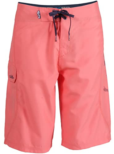 Salt Life Mens Stealth Bomerz Boardshort Shorts, Coral, 36 US