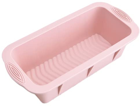 AGGERT Bandejas Para Horno Molde Rectangular De Silicona Para El Hogar Moldes Para Bandeja De Pan Tostadas Horno Herramientas Para Hornear Disponibles Sartén 1Uds Rosa