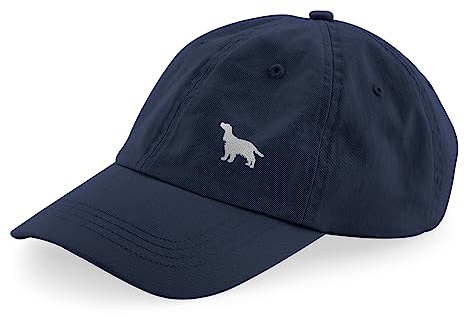 The House Of Dog: Cocker Spaniel Owner Gift. 100% Washed Chino Cotton Embroidered 6 Panel Unstructured Baseball Cap