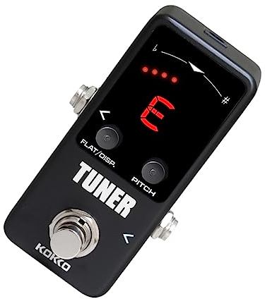 ibasenice Pedalboard Reverb-pedal Tuning-pedal Verzögerungspedale Für Gitarren Gitarren-pedalboard Chromatisches Effektpedal Dual-mode-effektpedal Effektpedal Für Gitarre Tremolo Ring Tuner