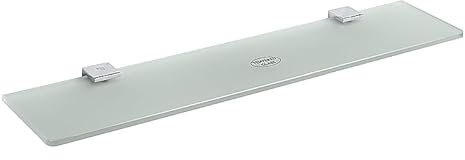 Brillantbad BIA Glasablage Messing Glas Chrom 500x19x118 mm für Bad & WC >> zum Bohren