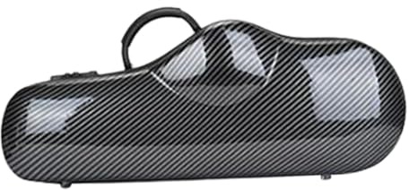 Altsaxophon-Etui mit Schultergurt, Hartschalenkoffer, Saxophon-Tragetasche für Auftritte, Schwarz-weißes Muster
