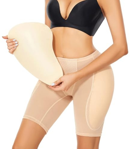 WLLWHF Mujeres Body Shaper Butt Lifter Hip Bragas Hip Enhancer Push Up Bragas con Almohadillas de Cadera Fajas de Cadera