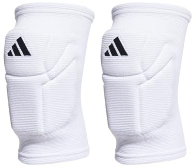 adidas Elite Volleyball-Knieschoner, Weiß, S