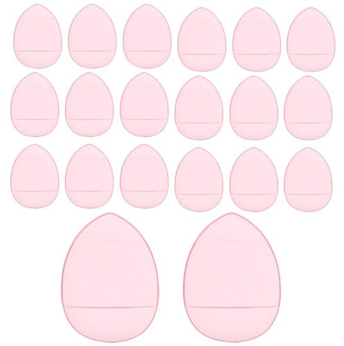 XURJUMI 20 Stück Finger Puderquaste, Mini-Schwämme Puderquaste, Gesicht Schwämmchen Powder Puff Dreieck Make-Up Puderquaste Für Foundation Concealer Grundierung Nass Und Trocken Make-Up Tools