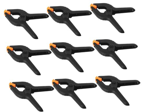 SEWACC 12pièces Lot De Pinces à Ressort Réglables Pour Fixer Couvertures De Piscine Projets Bois Et Loisirs Créatifs Serre-joints Plastique Petits