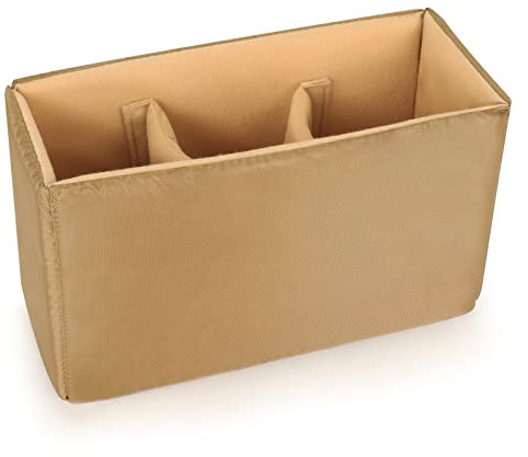 G-raphy Borsa per fotocamera con divisori per fotocamere DSLR SLR ecc, obiettivi, flash, per creare la propria borsa fotografica, cachi, custodia per fotocamera