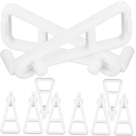 MAGICLULU 10 Stück Unsichtbare Regalbodenträger aus Kunststoff Schwerlast Regalhalterung für Einlegeböden Stabile und Langlebige Floating Shelves Brackets für Schrank Büro und Zuhause