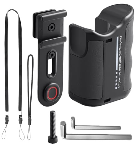 Pack maniglia per macchina fotografica | Maniglia laterale Gabbia Fotocamera,Stabilizzatore Video Mano Libero Vlogging Autoritratto Quotidiano Esterno per Donne e Uomini