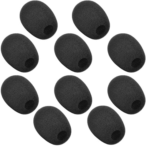 Maigridy 2/5/10Pcs Cuffie Schiuma Microfono Coperture Per B350XT 3450-XT Cuffie Sostituzione Mic Covers Antivento Spugna Microfono Spugna