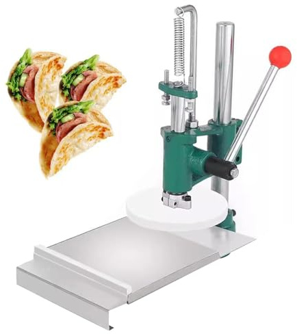 Manual Dough Roller Machine for Homemade Pasta, Pizza, and Pastry - Stainless Steel Handle, Stable Control, Lightweight