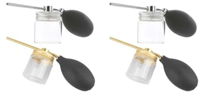 Juego de 2 bombas de pulverización para el cabello, fáciles de usar, con boquilla antiobstrucción para el cabello, fibras de construcción