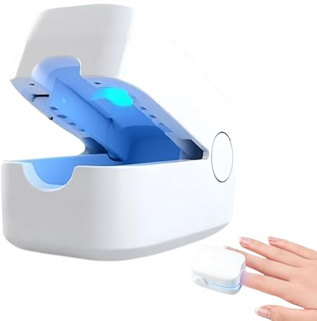 Wiederaufladbare LED-Nagellampe Mit Akku – Tragbares Maniküre-Gerät Unterwegs | UV/LEDs Nageltrockner Damen & Herren – Ideal Für Zuhause & Nagelstudio