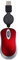 Lovely Mini Wired Mouse Retractable USB Cable Ergonomic Office Computer PC Laptop Gaming Mice