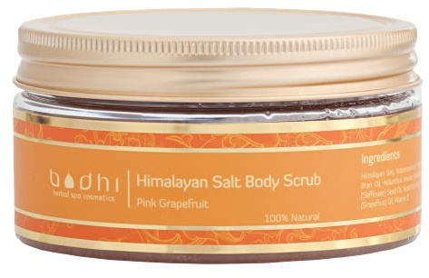 BODHI® Körperpeeling Himalaya-Salz & Grapefruit / 250 ml, bio & vegan, 98% natürlich