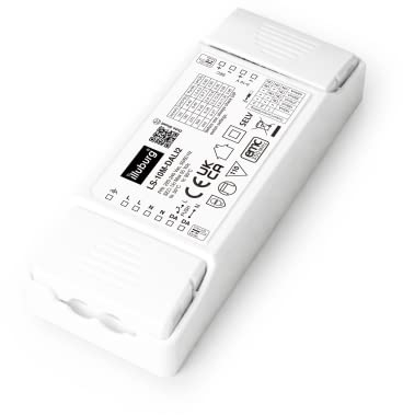 illuburg Trasformatore LED Dimmerabile DALI PUSH 0-10V 100mA - 440mA Uscita Regolabile 10W LED Alimentatore Driver