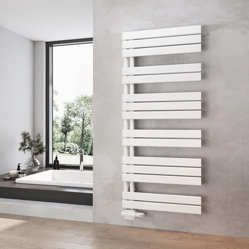 Heilmetz Badheizkörper Weiß Handtuchtrockner Heizung 600 x 1385 mm Bad Heizkörper Handtuchheizkörper Handtuchwärmer