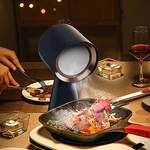 CAJOLI High-Power Small Smoker, 2m³/min Strong Suction, Elevation Angle Adjustment, Washable, Household Kitchen Hot Pot Barbecue Smoker