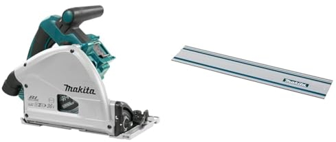 Makita DSP600ZJ Akku-Tauchsäge 56mm 2x18V (ohne Akku, ohne Ladegerät) im MAKPAC + Führungsschiene 1000mm