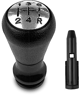 Fousenuk Manuale 5 Marce Pomello Cambio, Manopola Cambio Auto, Pomello Leva Cambio per Peugeot 106 107 205 206 207 301 307 308 407 508 3008 5008 Citroen C2 C3 C4 C5 B6 Picasso Saxo Sega Elysee